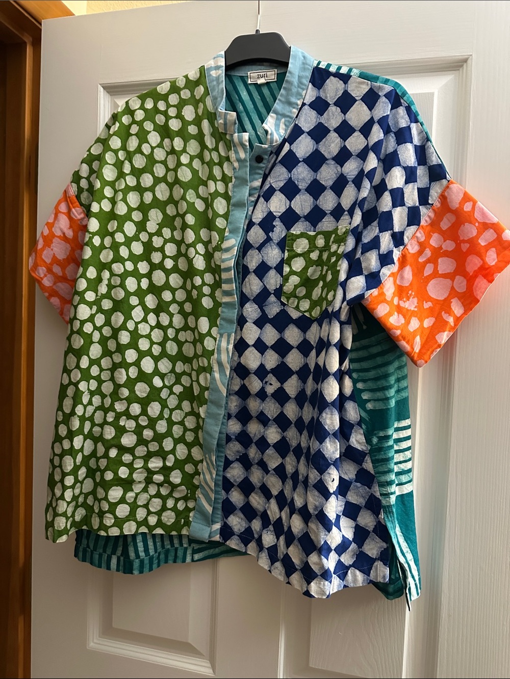 Zuri Batik Short Sleeved Top